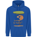 Scared of Heights Funny Giraffe Acrophobia Childrens Kids Hoodie Royal Blue