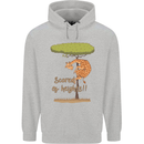 Scared of Heights Funny Giraffe Acrophobia Childrens Kids Hoodie Sports Grey