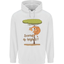 Scared of Heights Funny Giraffe Acrophobia Childrens Kids Hoodie White