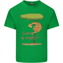 Scared of Heights Funny Giraffe Acrophobia Kids T-Shirt Childrens Irish Green