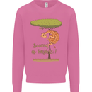 Scared of Heights Funny Giraffe Acrophobia Mens Sweatshirt Jumper Azalea