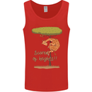 Scared of Heights Funny Giraffe Acrophobia Mens Vest Tank Top Red