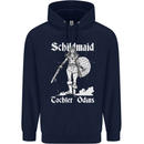 Schildmaid Viking Shield Maiden Childrens Kids Hoodie Navy Blue