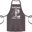 Schildmaid Viking Shield Maiden Cotton Apron 100% Organic Dark Grey
