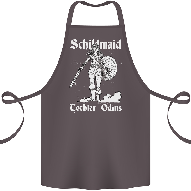 Schildmaid Viking Shield Maiden Cotton Apron 100% Organic Dark Grey