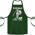Schildmaid Viking Shield Maiden Cotton Apron 100% Organic Forest Green