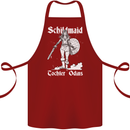 Schildmaid Viking Shield Maiden Cotton Apron 100% Organic Maroon