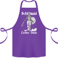 Schildmaid Viking Shield Maiden Cotton Apron 100% Organic Purple