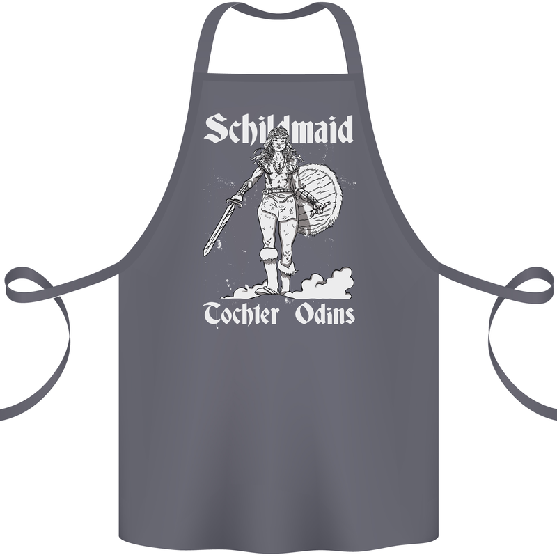 Schildmaid Viking Shield Maiden Cotton Apron 100% Organic Steel