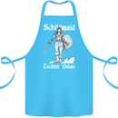 Schildmaid Viking Shield Maiden Cotton Apron 100% Organic Turquoise