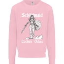 Schildmaid Viking Shield Maiden Kids Sweatshirt Jumper Light Pink