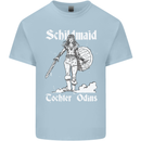 Schildmaid Viking Shield Maiden Kids T-Shirt Childrens Light Blue