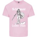 Schildmaid Viking Shield Maiden Kids T-Shirt Childrens Light Pink