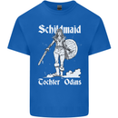 Schildmaid Viking Shield Maiden Kids T-Shirt Childrens Royal Blue
