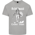 Schildmaid Viking Shield Maiden Kids T-Shirt Childrens Sports Grey