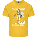 Schildmaid Viking Shield Maiden Kids T-Shirt Childrens Yellow