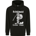 Schildmaid Viking Shield Maiden Mens 80% Cotton Hoodie Black