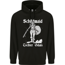 Schildmaid Viking Shield Maiden Mens 80% Cotton Hoodie Black