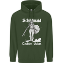 Schildmaid Viking Shield Maiden Mens 80% Cotton Hoodie Forest Green