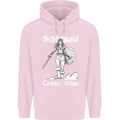 Schildmaid Viking Shield Maiden Mens 80% Cotton Hoodie Light Pink