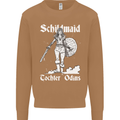 Schildmaid Viking Shield Maiden Mens Sweatshirt Jumper Caramel Latte