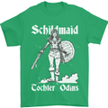 Schildmaid Viking Shield Maiden Mens T-Shirt 100% Cotton Irish Green