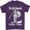 Schildmaid Viking Shield Maiden Mens T-Shirt 100% Cotton Purple