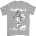 Schildmaid Viking Shield Maiden Mens T-Shirt 100% Cotton Sports Grey
