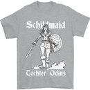 Schildmaid Viking Shield Maiden Mens T-Shirt 100% Cotton Sports Grey