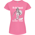 Schildmaid Viking Shield Maiden Womens Petite Cut T-Shirt Azalea
