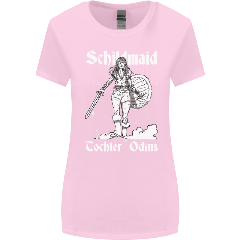 Schildmaid Viking Shield Maiden Womens Wider Cut T-Shirt Light Pink