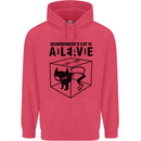 Schrodinger's Cat Science Geek Nerd Childrens Kids Hoodie Heliconia