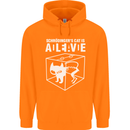 Schrodinger's Cat Science Geek Nerd Childrens Kids Hoodie Orange