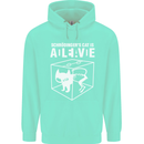 Schrodinger's Cat Science Geek Nerd Childrens Kids Hoodie Peppermint