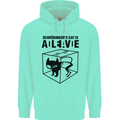 Schrodinger's Cat Science Geek Nerd Childrens Kids Hoodie Peppermint