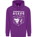 Schrodinger's Cat Science Geek Nerd Childrens Kids Hoodie Purple