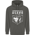 Schrodinger's Cat Science Geek Nerd Childrens Kids Hoodie Storm Grey