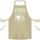 Schrodinger's Cat Science Geek Nerd Cotton Apron 100% Organic Khaki