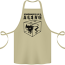 Schrodinger's Cat Science Geek Nerd Cotton Apron 100% Organic Khaki