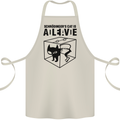 Schrodinger's Cat Science Geek Nerd Cotton Apron 100% Organic Natural