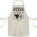 Schrodinger's Cat Science Geek Nerd Cotton Apron 100% Organic Natural