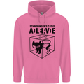 Schrodinger's Cat Science Geek Nerd Mens 80% Cotton Hoodie Azelea