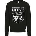 Schrodinger's Cat Science Geek Nerd Mens Sweatshirt Jumper Black