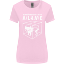 Schrodinger's Cat Science Geek Nerd Womens Wider Cut T-Shirt Light Pink