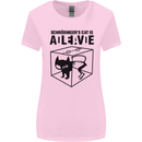 Schrodinger's Cat Science Geek Nerd Womens Wider Cut T-Shirt Light Pink