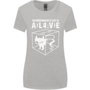Schrodinger's Cat Science Geek Nerd Womens Wider Cut T-Shirt Sports Grey