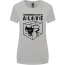 Schrodinger's Cat Science Geek Nerd Womens Wider Cut T-Shirt Sports Grey