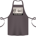 Science Teacher Playground Duty Funny Cotton Apron 100% Organic Dark Grey