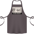 Science Teacher Playground Duty Funny Cotton Apron 100% Organic Dark Grey