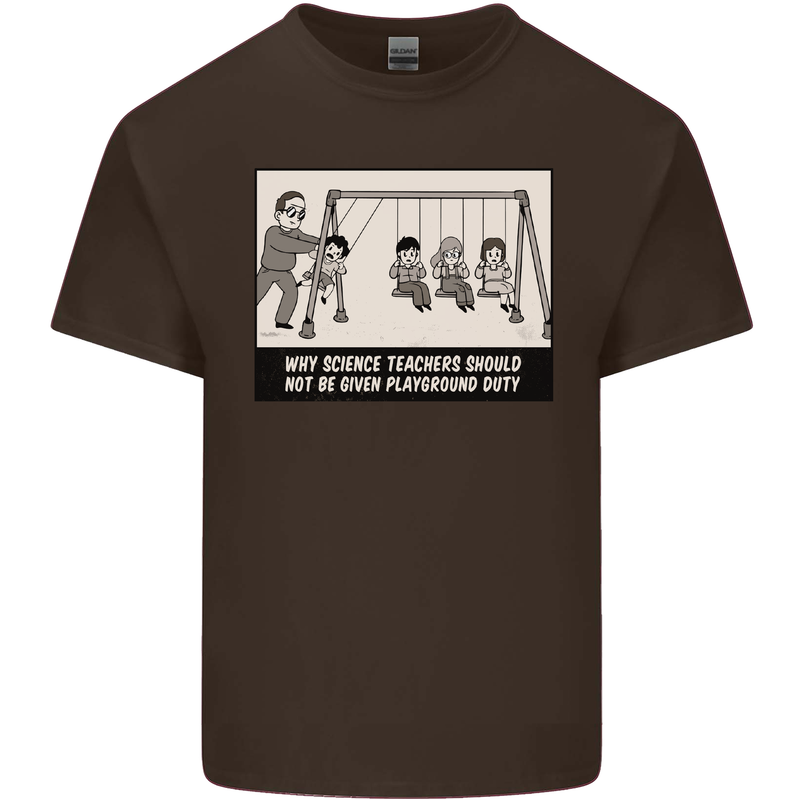 Science Teacher Playground Duty Funny Kids T-Shirt Childrens Chocolate